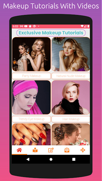 Run android online APK Makeup Tutorials With Videos from MyAndroid or emulate Makeup Tutorials With Videos using MyAndroid