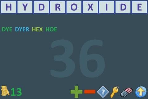 Emulate Android APK Make up words from letters