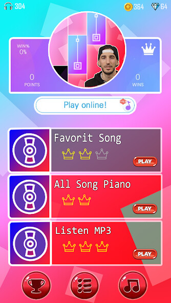 Run android online APK Makiman131 Piano Tiles Game from MyAndroid or emulate Makiman131 Piano Tiles Game using MyAndroid