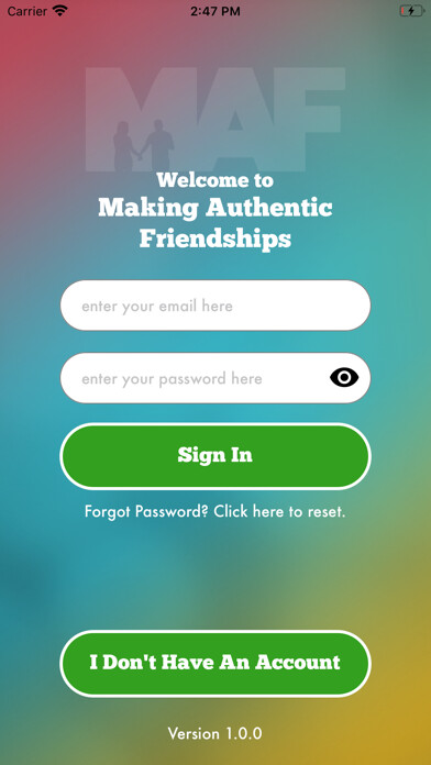 Emulate iPhone app Making Authentic Friendships using MyAndroid Emulate iPhone app Making Authentic Friendships using MyAndroid