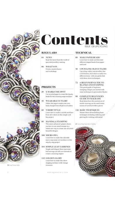 Emulate iPhone app Making Jewellery Magazine using MyAndroid