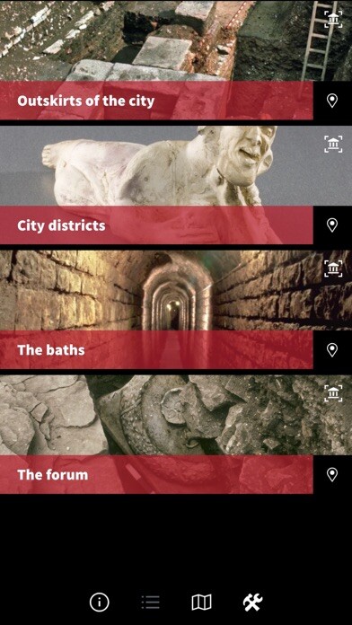 Emulate iPhone app Making visible the invisible - Augusta Raurica using MyAndroid