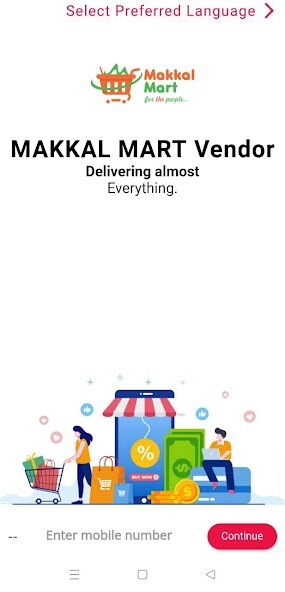 Run android online APK Makkal Mart Vendor from MyAndroid or emulate Makkal Mart Vendor using MyAndroid