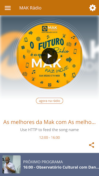 Run android online APK MAK Rádio from MyAndroid or emulate MAK Rádio using MyAndroid