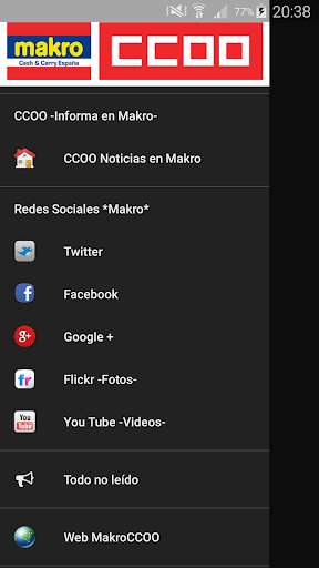 Run android online APK Makro CCOO from MyAndroid or emulate Makro CCOO using MyAndroid