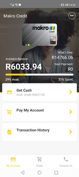 Run android online APK Makro Credit from MyAndroid or emulate Makro Credit using MyAndroid