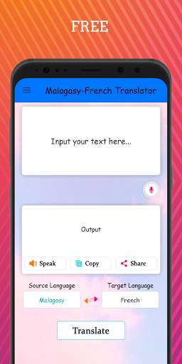 Run android online APK Malagasy - French Translator Free from MyAndroid or emulate Malagasy - French Translator Free using MyAndroid