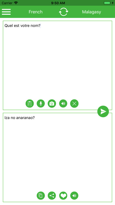 Emulate iPhone app Malagasy French Translator using MyAndroid Emulate iPhone app Malagasy French Translator using MyAndroid