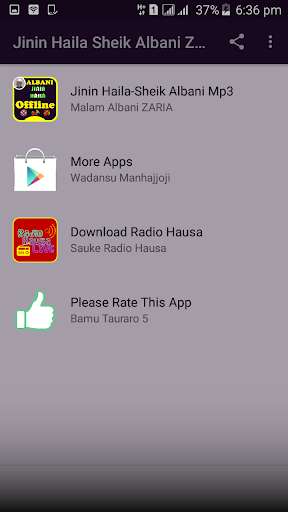 Run android online APK Malam Albani Zaria - Bayanin Jinin Haila from MyAndroid or emulate Malam Albani Zaria - Bayanin Jinin Haila using MyAndroid