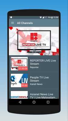 Emulate Android APK Malayalam Live TV News HD