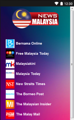 Emulate Android APK Malaysia News English