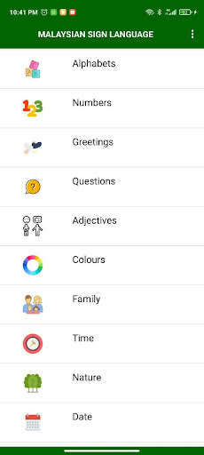 Run android online APK Malaysian Sign Language from MyAndroid or emulate Malaysian Sign Language using MyAndroid
