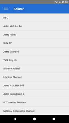 Emulate Android APK Malaysian Television Guide Emulate Android APK Malaysian Television Guide