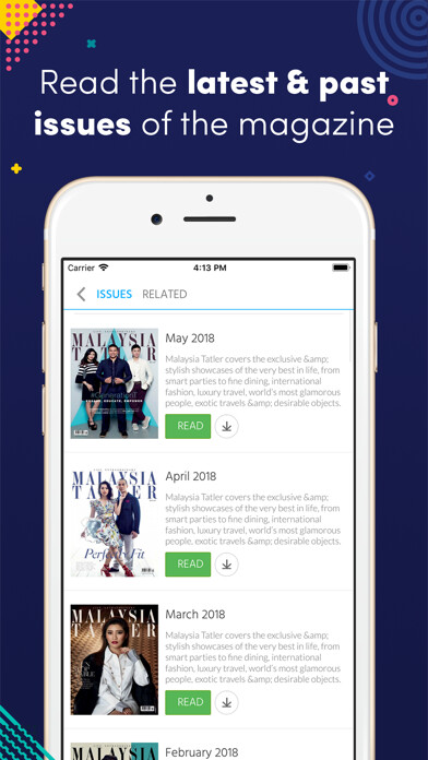 Emulate iPhone app Malaysia Tatler using MyAndroid