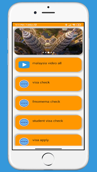 Run android online APK malaysia visa check from MyAndroid or emulate malaysia visa check using MyAndroid