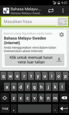 Emulate Android APK Malay-Swedish Dictionary Emulate Android APK Malay-Swedish Dictionary