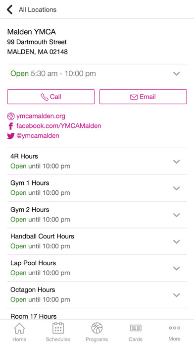 Emulate iPhone app Malden YMCA using MyAndroid Emulate iPhone app Malden YMCA using MyAndroid