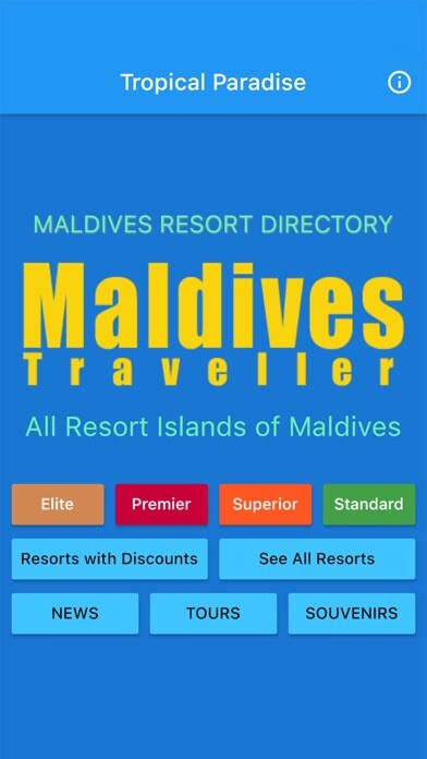 Emulate iPhone app Maldives Resort Directory using MyAndroid Emulate iPhone app Maldives Resort Directory using MyAndroid