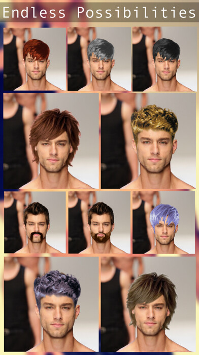 Emulate iPhone app Male Hair Photo Editor - Macho using MyAndroid Emulate iPhone app Male Hair Photo Editor - Macho using MyAndroid