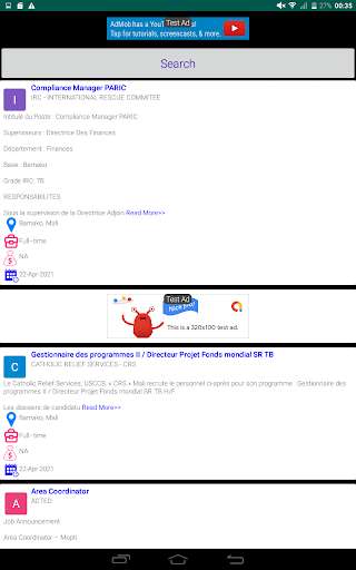 Run android online APK Mali Jobs, Jobs in Mali from MyAndroid or emulate Mali Jobs, Jobs in Mali using MyAndroid