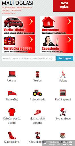 Run android online APK Mali Oglasi from MyAndroid or emulate Mali Oglasi using MyAndroid