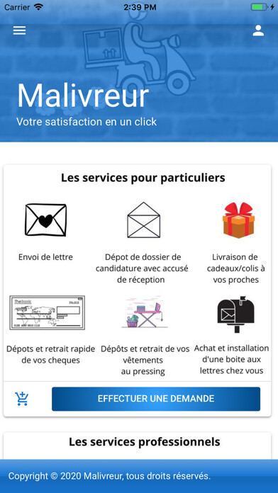 Emulate iPhone app Malivreur using MyAndroid Emulate iPhone app Malivreur using MyAndroid