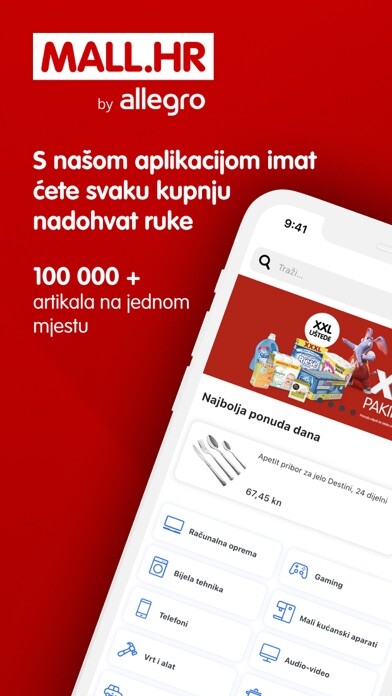 Emulate iPhone app MALL.HR using MyAndroid