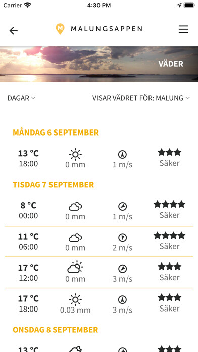 Emulate iPhone app MalungAppen using MyAndroid Emulate iPhone app MalungAppen using MyAndroid
