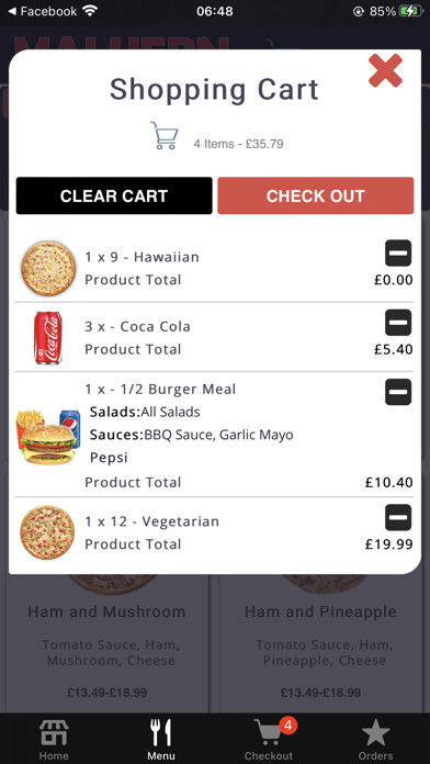 Emulate iPhone app Malvern Kebab using MyAndroid Emulate iPhone app Malvern Kebab using MyAndroid