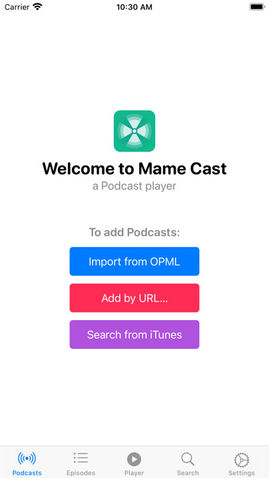 Emulate iPhone app Mame Cast - a Podcast player using MyAndroid Emulate iPhone app Mame Cast - a Podcast player using MyAndroid