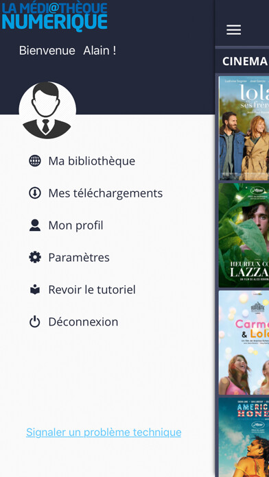 Emulate iPhone app ma medi@theque using MyAndroid Emulate iPhone app ma medi@theque using MyAndroid
