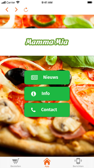 Emulate iPhone app Mamma Mia Balkburg using MyAndroid Emulate iPhone app Mamma Mia Balkburg using MyAndroid