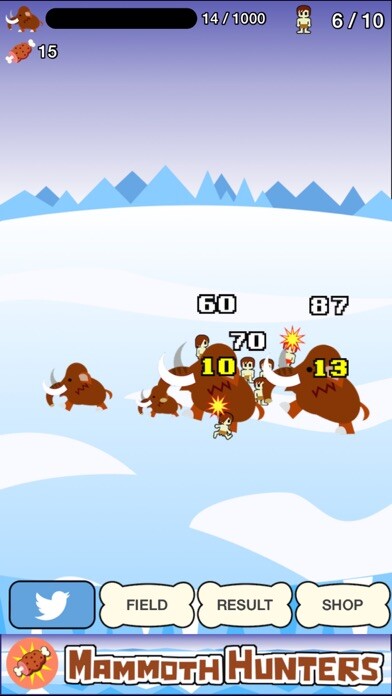 Emulate iPhone app Mammoth Hunters using MyAndroid
