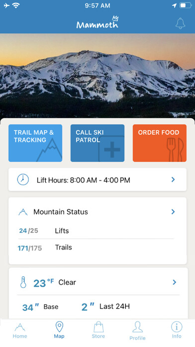 Emulate iPhone app Mammoth Mountain using MyAndroid Emulate iPhone app Mammoth Mountain using MyAndroid