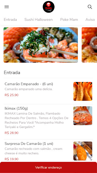 Run android online APK Mam Sushi SP from MyAndroid or emulate Mam Sushi SP using MyAndroid