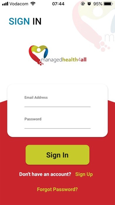 Emulate iPhone app Managed Health 4 All using MyAndroid