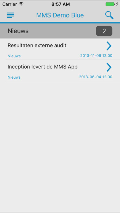 Emulate iPhone app ManageMent Systeem Mobile using MyAndroid