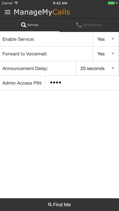 Emulate iPhone app ManageMyCalls using MyAndroid Emulate iPhone app ManageMyCalls using MyAndroid