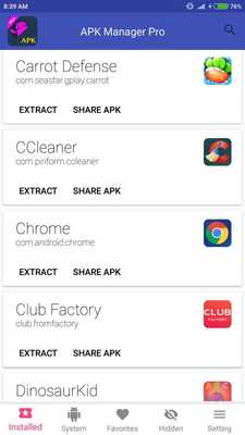 Emulate Android APK  Manager - Extractor Pro