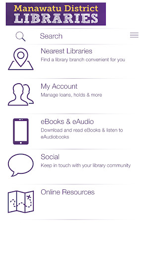 Run android online APK Manawatu District Libraries from MyAndroid or emulate Manawatu District Libraries using MyAndroid