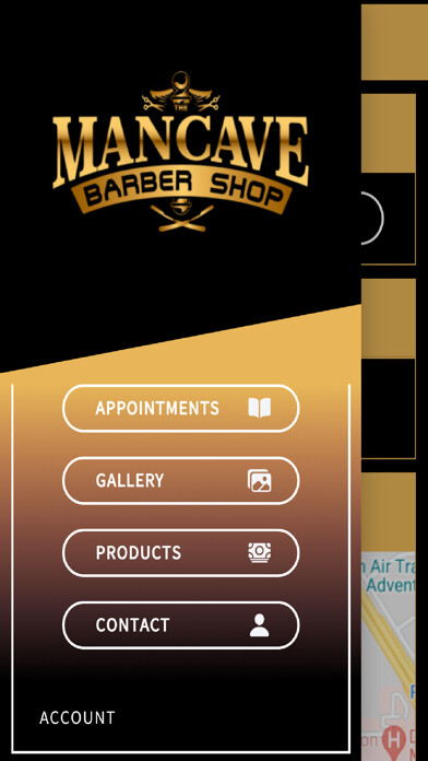 Emulate iPhone app ManCave Barbershop- Layton using MyAndroid Emulate iPhone app ManCave Barbershop- Layton using MyAndroid