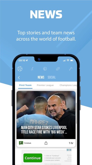 Emulate iPhone app ManCityzens - Live Scores using MyAndroid Emulate iPhone app ManCityzens - Live Scores using MyAndroid