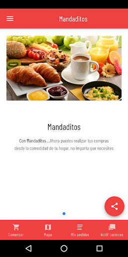 Run android online APK Mandaditos Cliente from MyAndroid or emulate Mandaditos Cliente using MyAndroid