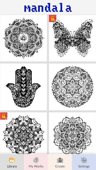 Run android online APK Mandala Art Pixel from MyAndroid or emulate Mandala Art Pixel using MyAndroid