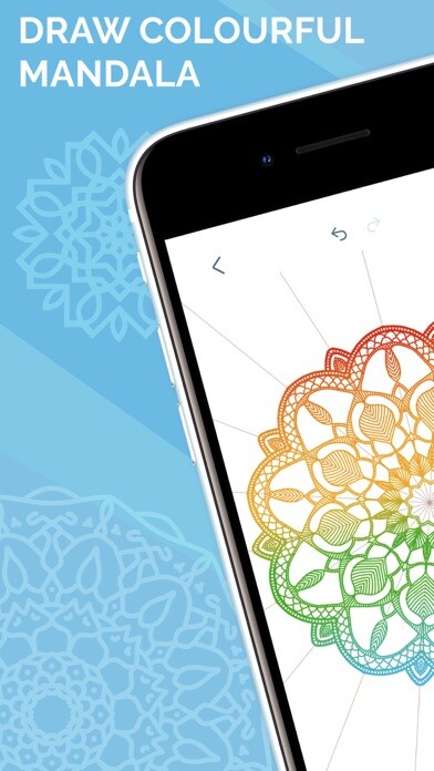 Emulate iPhone app Mandala Coloring: Drawing Book using MyAndroid