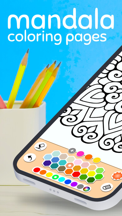 Emulate iPhone app Mandala Coloring Pages Game using MyAndroid Emulate iPhone app Mandala Coloring Pages Game using MyAndroid