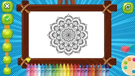 Run android online APK Mandala Colouring Book from MyAndroid or emulate Mandala Colouring Book using MyAndroid