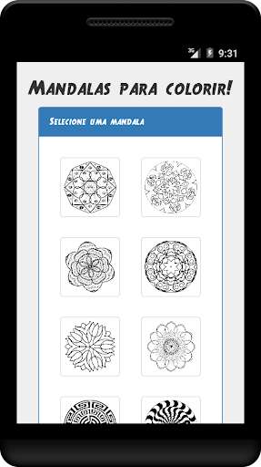 Run android online APK Mandalas para colorir from MyAndroid or emulate Mandalas para colorir using MyAndroid