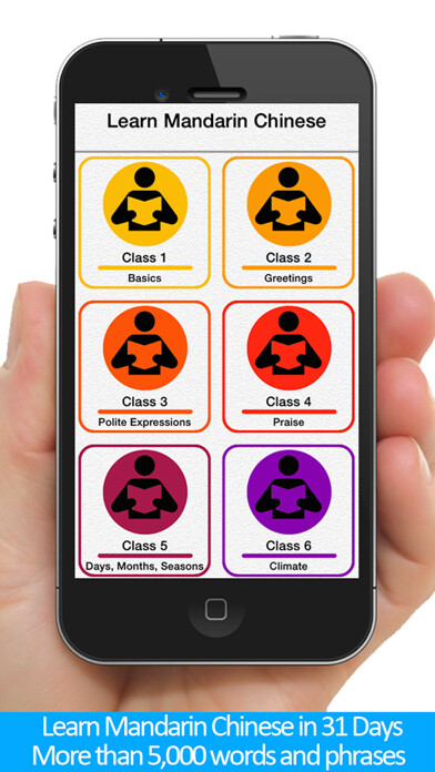 Emulate iPhone app Mandarin Chinese for Beginners using MyAndroid