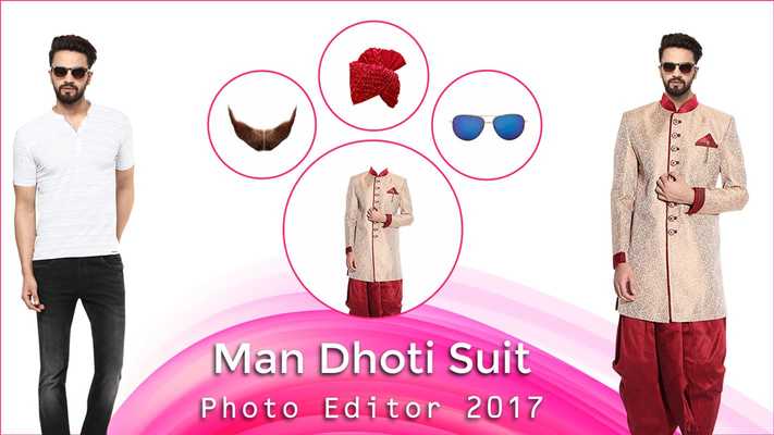 Emulate Android APK Man Dhoti Suit Photo Editor 2017